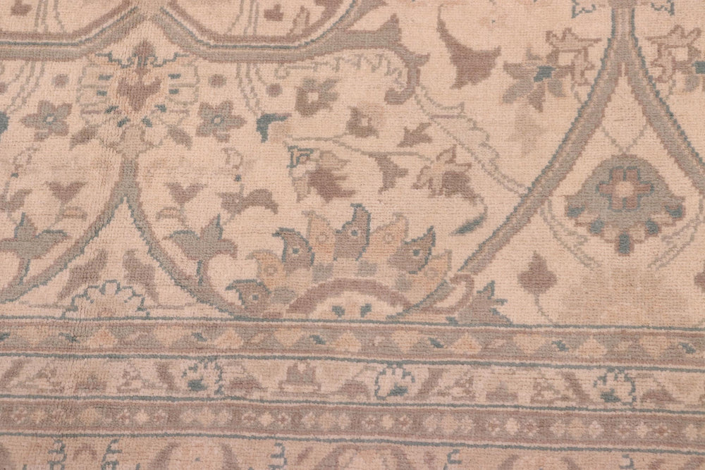 handmade Traditional Kafkaz Beige Green Hand Knotted RECTANGLE 100% WOOL area rug 8x10