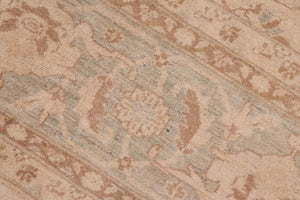 handmade Transitional Kafkaz Beige Green Hand Knotted RECTANGLE 100% WOOL area rug 8' x 10'