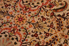 handmade Traditional Design Tan Black Hand Knotted RECTANGLE 100% WOOL area rug 9' x 12'