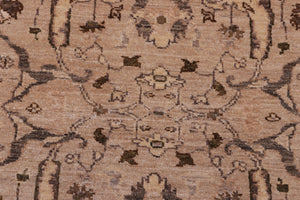 handmade Traditional Kafkaz Tan Lt. Tan Hand Knotted RECTANGLE 100% WOOL area rug 4x6