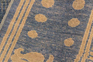 handmade Traditional Kafkaz Lt. Blue Lt. Green Hand Knotted RECTANGLE 100% WOOL area rug 4x6