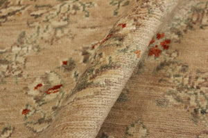 handmade Traditional Kafkaz Tan Rust Hand Knotted RECTANGLE 100% WOOL area rug 4x6