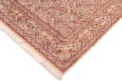handmade Transitional Nagi Beige Red Hand Knotted RECTANGLE 100% WOOL area rug 8x11