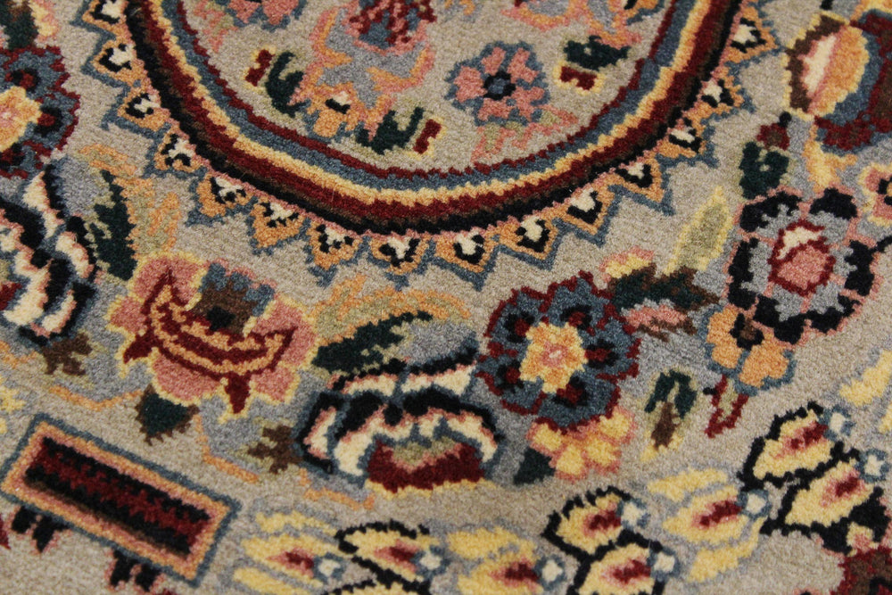 handmade Traditional B/2 Taupe Yellow Hand Knotted RECTANGLE 100% WOOL area rug 2x3