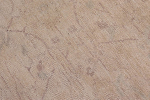 handmade Transitional Kafkaz Ivory Lt. Brown Hand Knotted RECTANGLE 100% WOOL area rug 12' x 15'