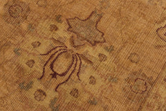 handmade Traditional  Gold Gold Hand Knotted RECTANGLE 100% WOOL area rug 9' x 12'