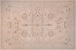 handmade Traditional Kafkaz Lt. Tan Lt. Green Hand Knotted RECTANGLE 100% WOOL area rug ODD