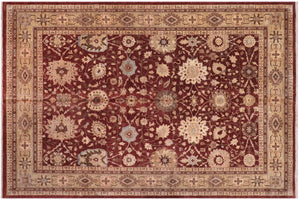 handmade Traditional Kafkaz Red Lt. Green Hand Knotted RECTANGLE 100% WOOL area rug 12x15