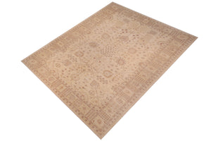 handmade Traditional Kafkaz Tan Tan Hand Knotted RECTANGLE 100% WOOL area rug 12x18