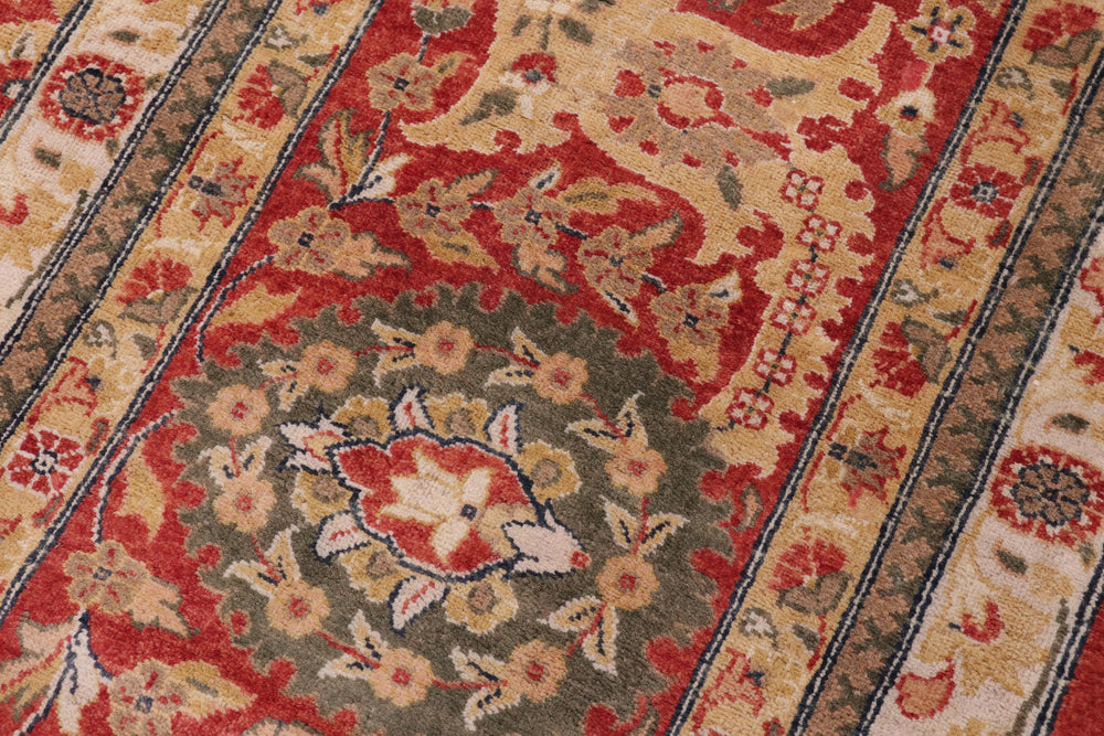 handmade Transitional Design Rust Rust Hand Knotted RECTANGLE 100% WOOL area rug 12x16