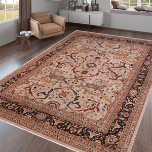 handmade Traditional Kafkaz Gray Brown Hand Knotted RECTANGLE 100% WOOL area rug 12x15