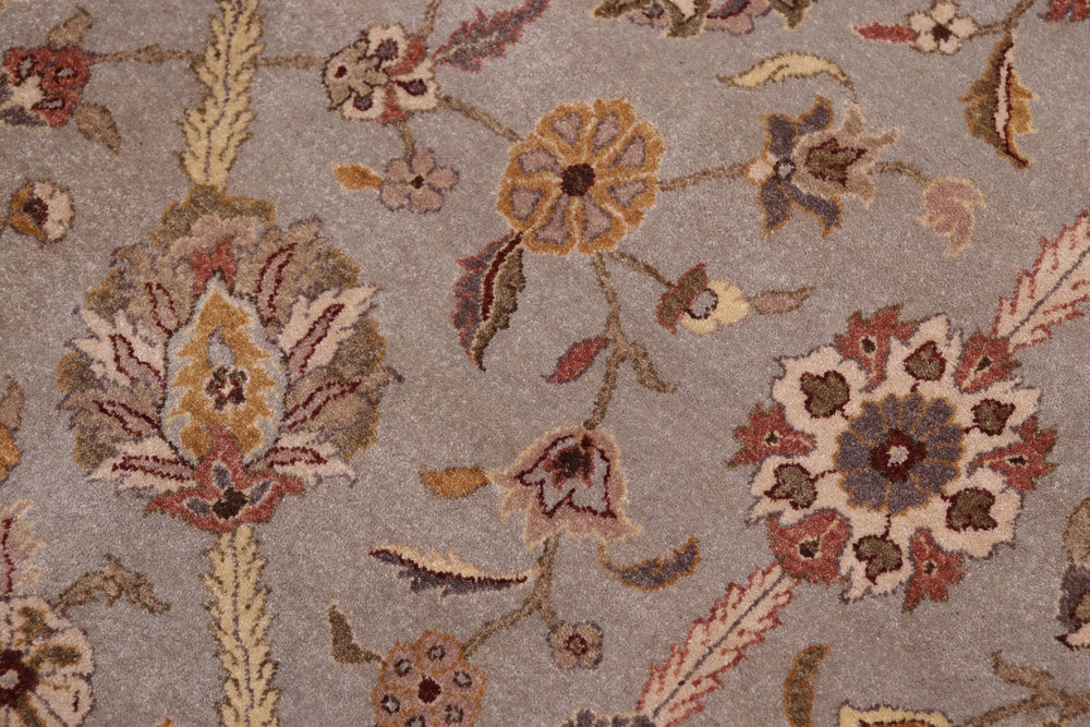 handmade Transitional Jafri Lt. Gray Tan Hand Knotted RECTANGLE 100% WOOL area rug 12x15