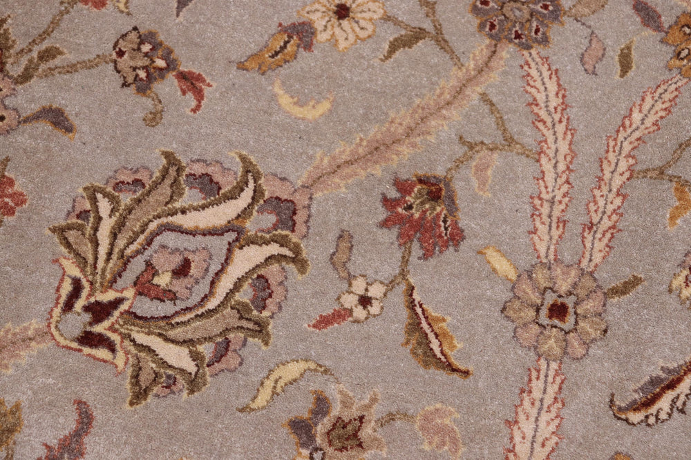 handmade Transitional Jafri Lt. Gray Tan Hand Knotted RECTANGLE 100% WOOL area rug 12x15