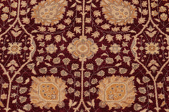 handmade Transitional Design Red Red Hand Knotted GALLERY 100% WOOL area rug 6' x 12'