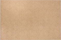 handmade Modern Kafkaz Brown Tan Hand Knotted RECTANGLE 100% WOOL area rug 10' x 14'