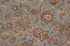 handmade Traditional Design Lt. Blue Ivory Hand Knotted RECTANGLE 100% WOOL area rug 12' x 15'