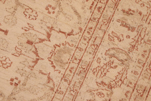 handmade Traditional Kafkaz Beige Rust Hand Knotted RECTANGLE 100% WOOL area rug 6x9