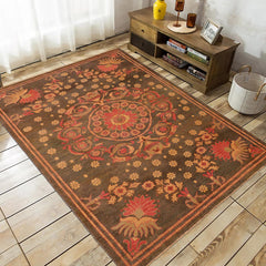 handmade Traditional Antique Green Green Hand Knotted RECTANGLE 100% WOOL area rug 6' x 8'
