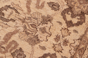 handmade Traditional Kafkaz Beige Brown Hand Knotted RECTANGLE 100% WOOL area rug 6x9