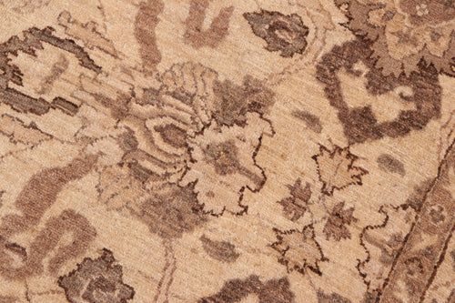 handmade Traditional Kafkaz Beige Brown Hand Knotted RECTANGLE 100% WOOL area rug 6x9