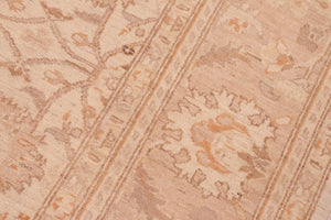 handmade Traditional Kafkaz Beige Tan Hand Knotted RECTANGLE 100% WOOL area rug 6x9