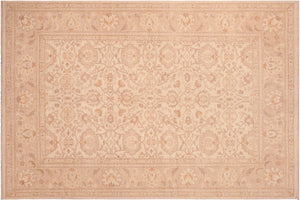 handmade Traditional Kafkaz Beige Tan Hand Knotted RECTANGLE 100% WOOL area rug 6x9