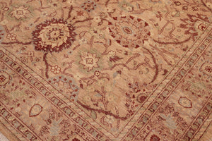 handmade Traditional Kafkaz Tan Brown Hand Knotted RECTANGLE 100% WOOL area rug 6x9