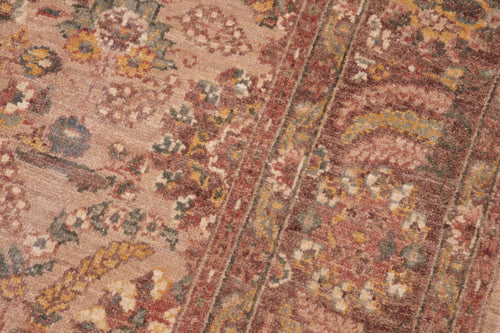 handmade Transitional Kafkaz Tan Brown Hand Knotted RECTANGLE 100% WOOL area rug 6' x 9'