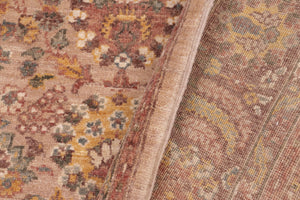 handmade Transitional Kafkaz Tan Brown Hand Knotted RECTANGLE 100% WOOL area rug 6' x 9'
