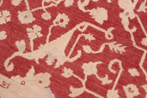 handmade Traditional Kafkaz Red Tan Hand Knotted RECTANGLE 100% WOOL area rug 6x9