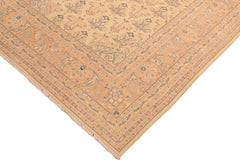 handmade Transitional Kafkaz Tan Red Hand Knotted RECTANGLE 100% WOOL area rug 6x9