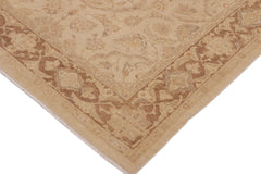 handmade Traditional Kafkaz Tan Brown Hand Knotted RECTANGLE 100% WOOL area rug 9x12