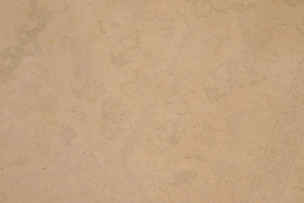 handmade Traditional Kafkaz Beige Beige Hand Knotted RECTANGLE 100% WOOL area rug 9x12