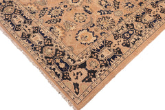 handmade Traditional Kafkaz Rose Blue Hand Knotted RECTANGLE 100% WOOL area rug 6x9