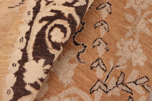 handmade Transitional Kafkaz Rose Charcoal Hand Knotted RECTANGLE 100% WOOL area rug 6' x 9'