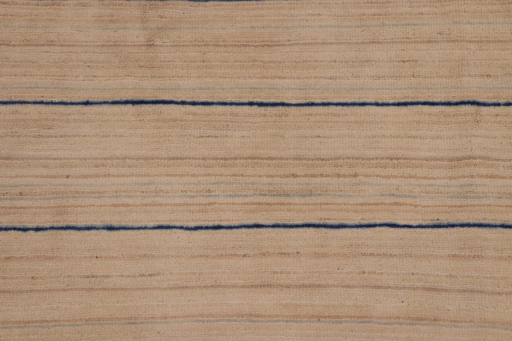 handmade Modern Gabbeh Beige Brown Hand Knotted RECTANGLE 100% WOOL area rug 10' x 14'