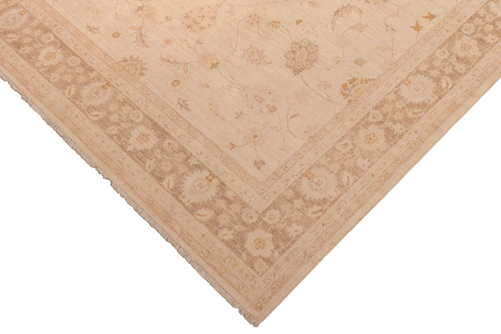 handmade Traditional Kafkaz Beige Brown Hand Knotted RECTANGLE 100% WOOL area rug 8x10