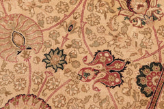 handmade Traditional New Mubashe Beige Black Hand Knotted RECTANGLE 100% WOOL area rug 6x9