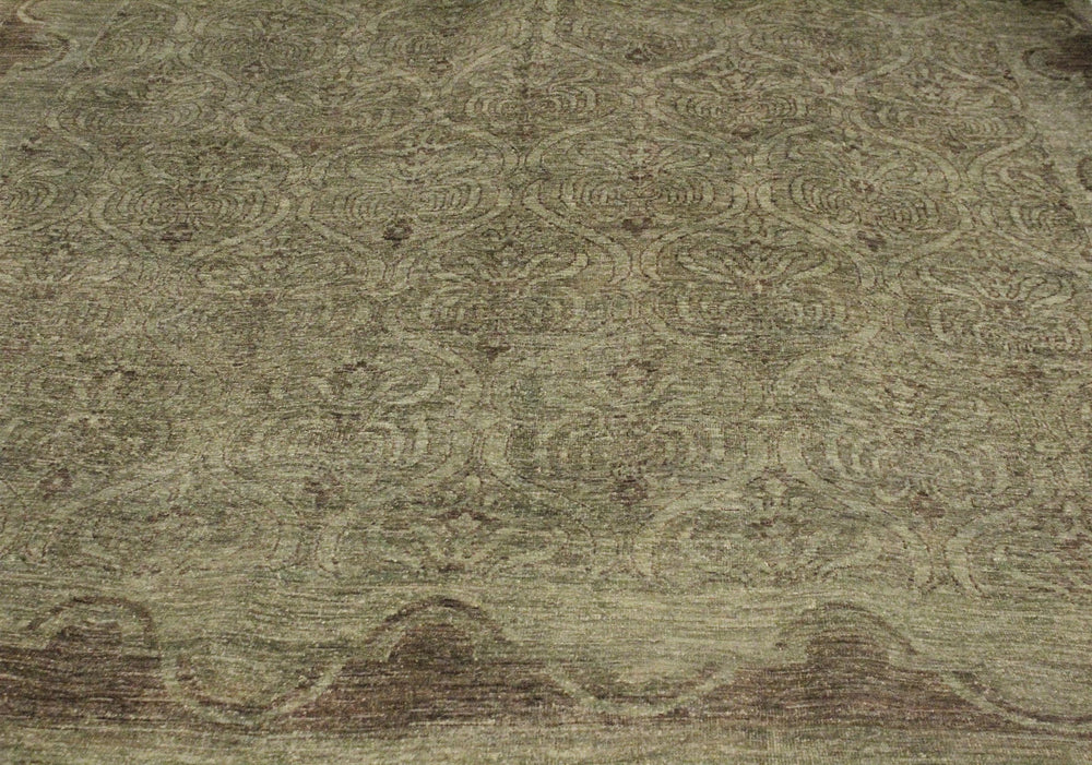 handmade Over Dyed Over Dyed Teal Green Red Hand Knotted RECTANGLE 100% WOOL area rug 8' x 10'
