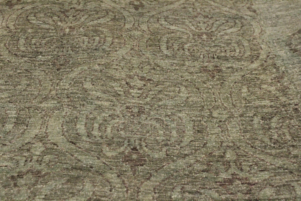 handmade Over Dyed Over Dyed Teal Green Red Hand Knotted RECTANGLE 100% WOOL area rug 8' x 10'