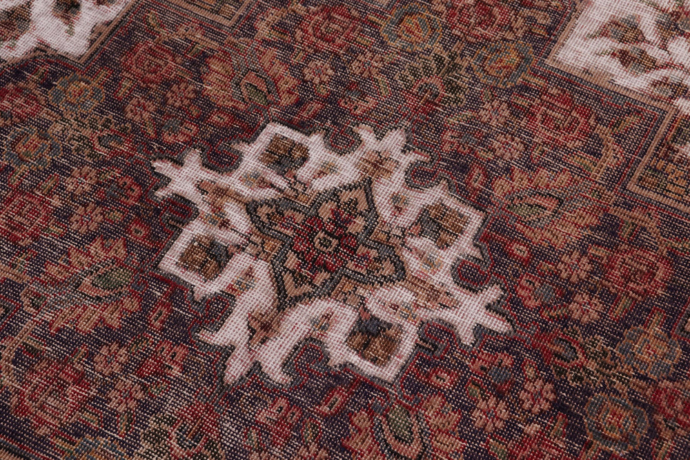 handmade Vintage Vintage Beige Red Hand Knotted RECTANGLE 100% WOOL area rug 8' x 10'