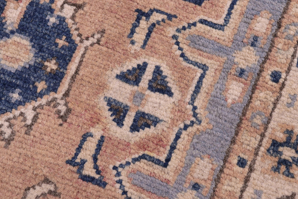handmade Traditional Kafkaz Brown Ivory Hand Knotted RECTANGLE 100% WOOL area rug 2' x 3'