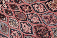 handmade Traditional Bakhtair Pink Beige Hand Knotted ROUND 100% WOOL area rug 10'x10'