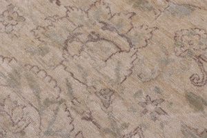 handmade Transitional Kafkaz Lt. Tan Lt. Brown Hand Knotted RECTANGLE 100% WOOL area rug 10' x 15'