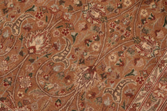 handmade Transitional  Gold Brown Hand Knotted RECTANGLE 100% WOOL area rug 6x9