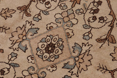 handmade Transitional Kafkaz Ivory Ivory Hand Knotted RECTANGLE 100% WOOL area rug 12' x 19'