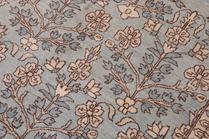 handmade Transitional Kafkaz Lt. Green Lt. Green Hand Knotted RECTANGLE 100% WOOL area rug 12' x 18'