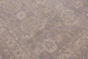 handmade Transitional Kafkaz Brown Gray Hand Knotted RECTANGLE 100% WOOL area rug 12' x 15'