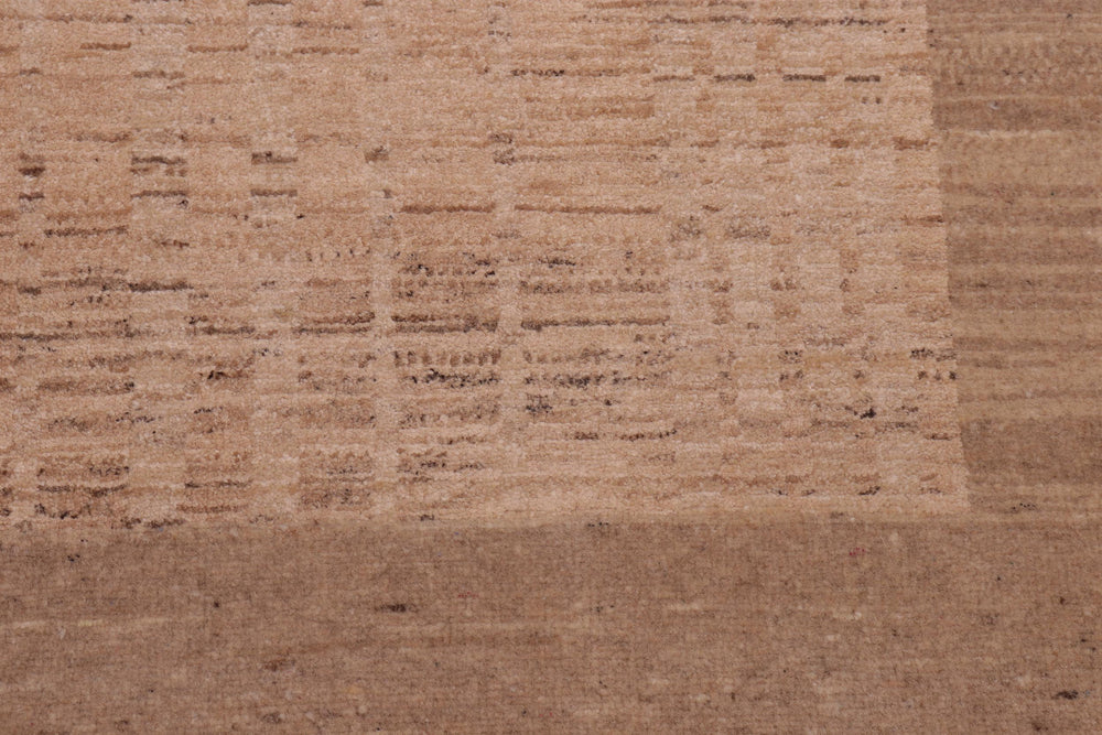 handmade Modern Gabbeh Tan Beige Hand Knotted RECTANGLE 100% WOOL area rug 6' x 9'