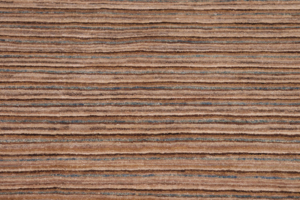 handmade Modern Gabbeh Beige Rust Hand Knotted RECTANGLE 100% WOOL area rug 6' x 9'